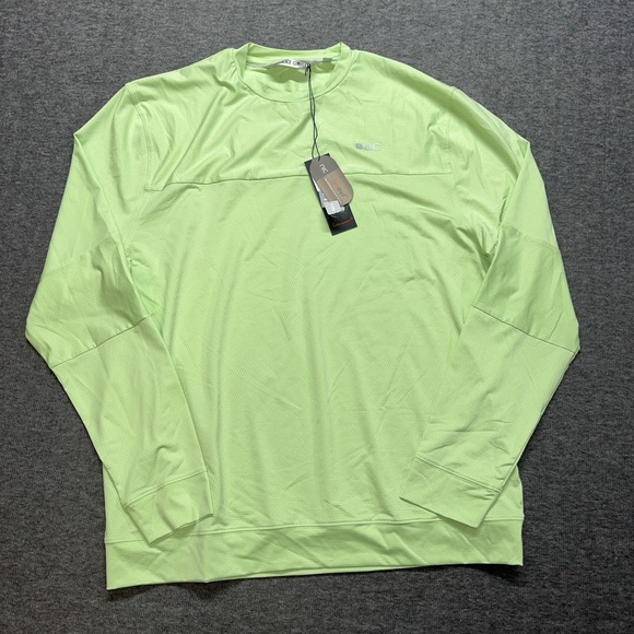 BLACK CLOVER LIVE LUCKY MEN'S MURRAY‎ GOLF PULLOVER  Size Large Green NWT - Picture 1 of 13